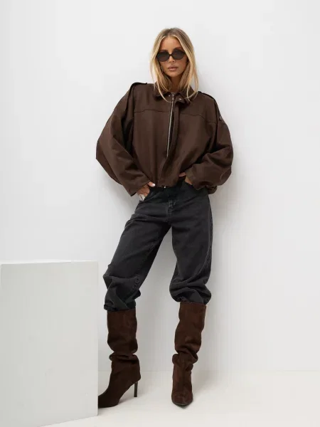 Jakna Italy Moda crna