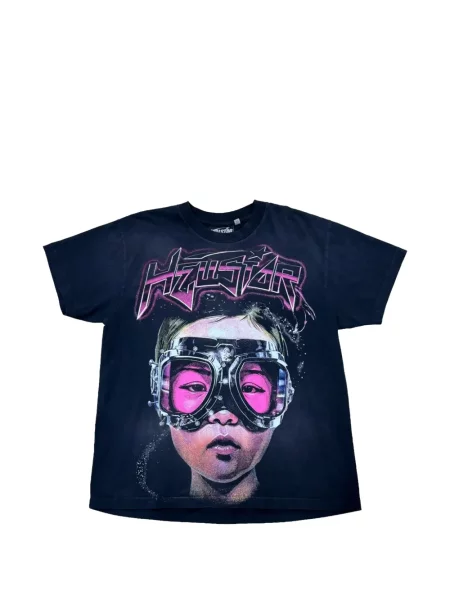 Tricou Hellstar cu imagine negru