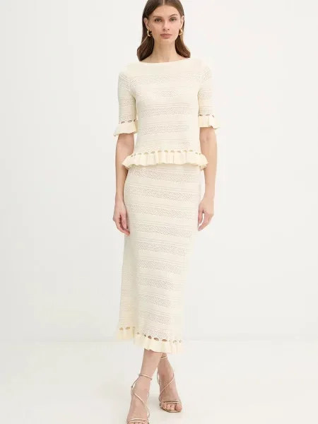 Twinset spódnica beżowa