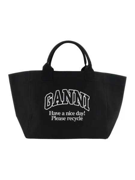 Shopperka Ganni czarna