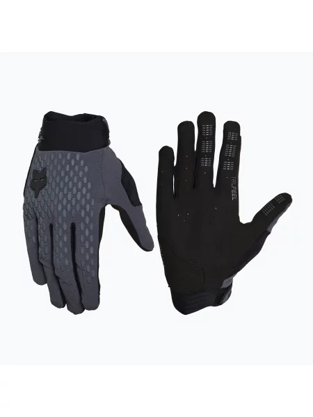 Cyklistické rukavice Fox Racing Defend graphite šedé