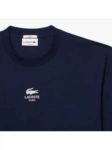 Классическая футболка Lacoste синяя