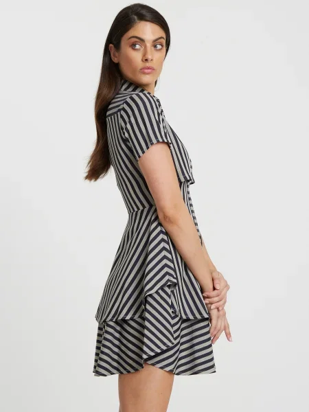 Willa Rochie tip bluză Cavanaugh negru / murdar alb