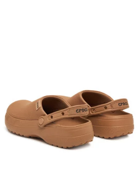 Klasické pantofle Crocs béžové