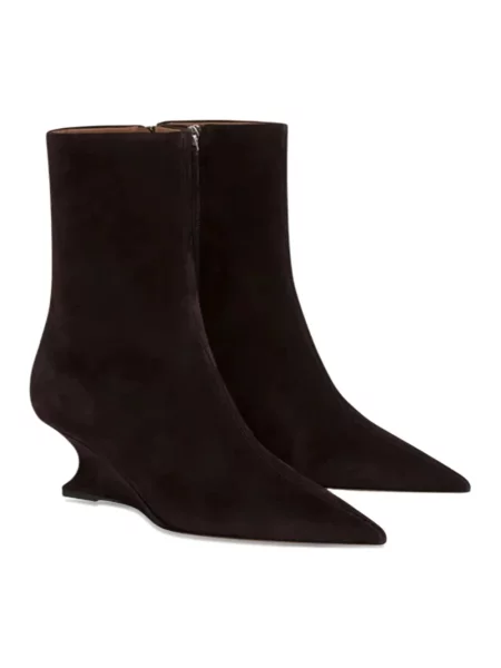 Buty do kostki Paris Texas skórzane czarne