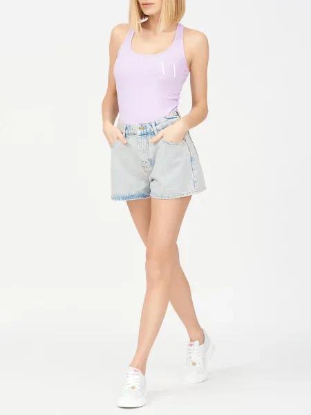 Майка Armani Exchange фіолетова