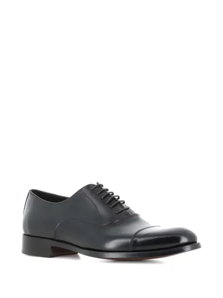 Oxford Tassinari din piele negru
