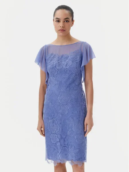 Luisa Spagnoli Rochie cocktail Paniere albastru