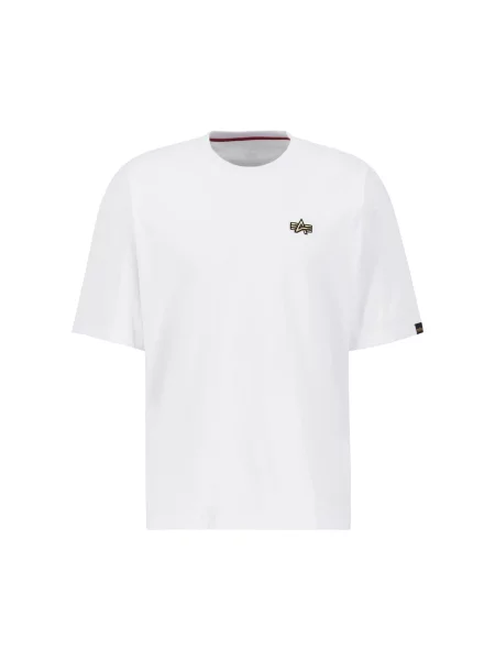 ALPHA INDUSTRIES Tricou auriu / negru alb