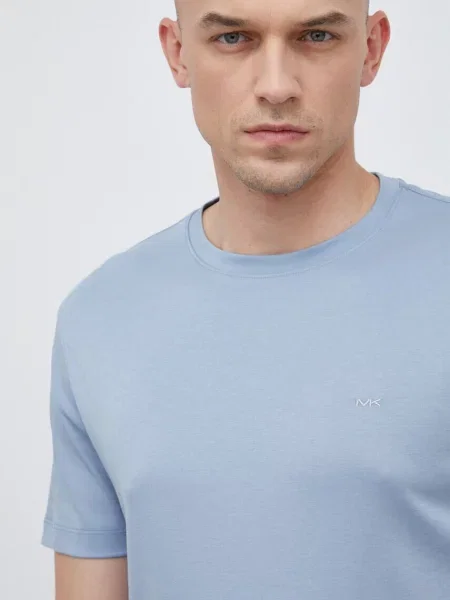 Michael Kors tricou din neted albastru