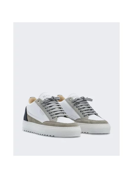 Sneakersy Mason Garments skórzane szare
