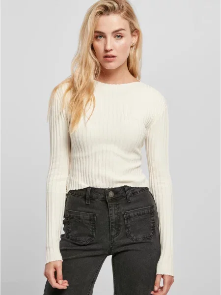 Heláncă Urban Classics tricotate alb