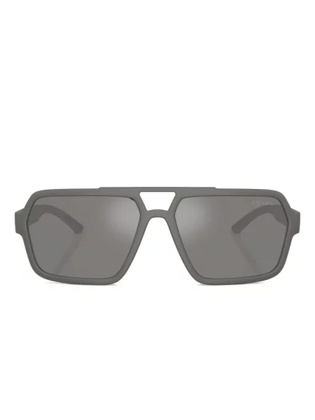 Ochelari de soare pătrați Prada Linea Rossa gri