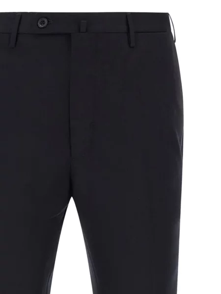 Pantaloni Incotex fără toc albastru