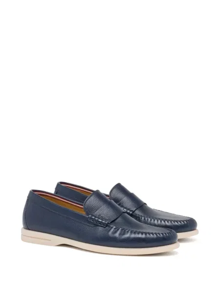 Pantofi loafer Bally din piele albastru