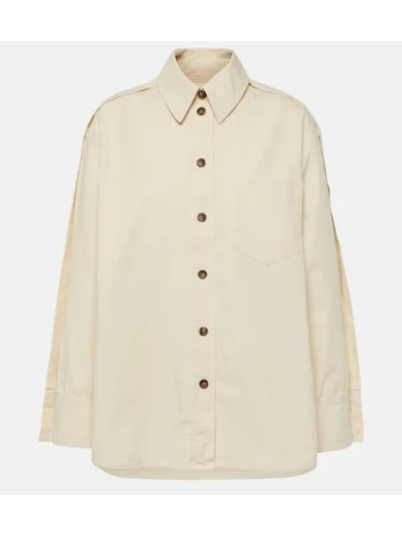 Cămașă Victoria Beckham bej