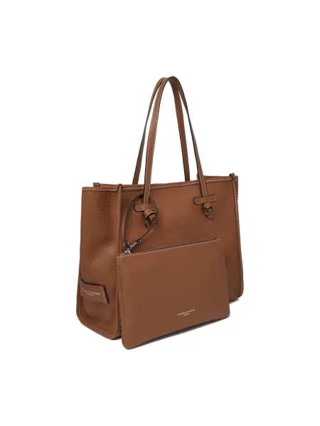 Shopperka Gianni Chiarini skórzana brązowa