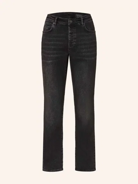 Allsaints Jeansy Sid Regular Fit schwarz czarne
