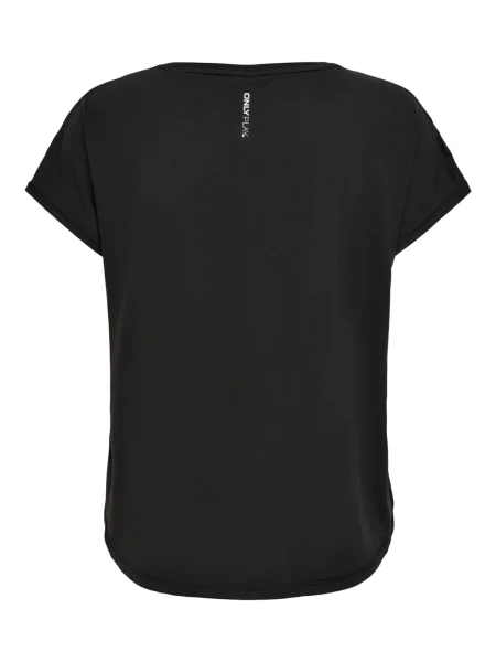 ONLY PLAY Tricou funcțional Aubree negru / gri alb