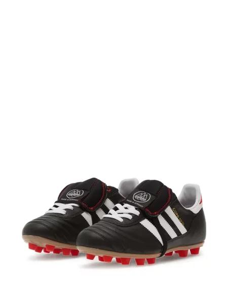Sneakerși Adidas Copa cu dungi din piele negru