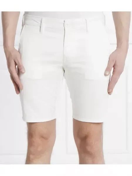 GUESS Pantaloni scurți | Skinny fit alb