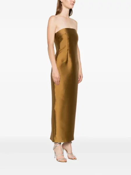 Rochie Solace London de costum maro