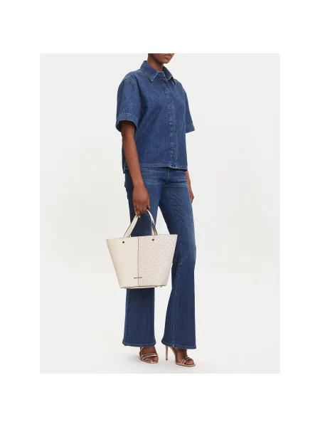 Geantă MICHAEL Michael Kors Flora bej