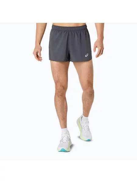 Pantaloni scurți de alergare pentru bărbați Asics Core Split Short Carrier Grey gri