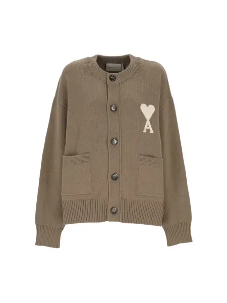 Kardigan Ami Paris beżowy