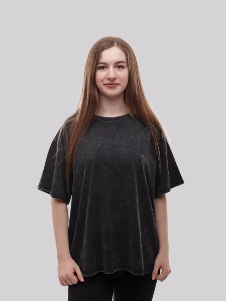 Футболка LUMO віскоза/поліестер чорний