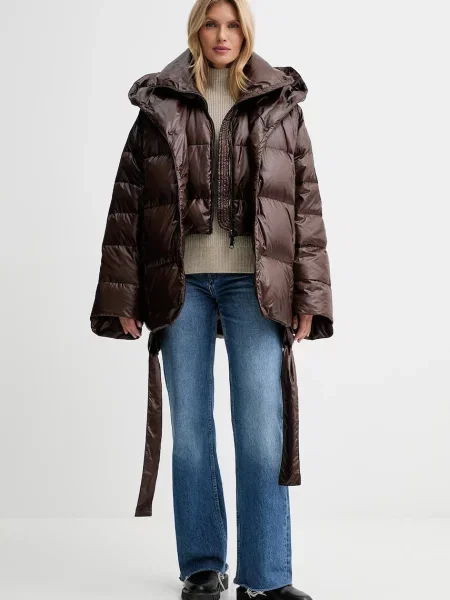 MMC Geacă de puf OLORO | Oversize fit maro