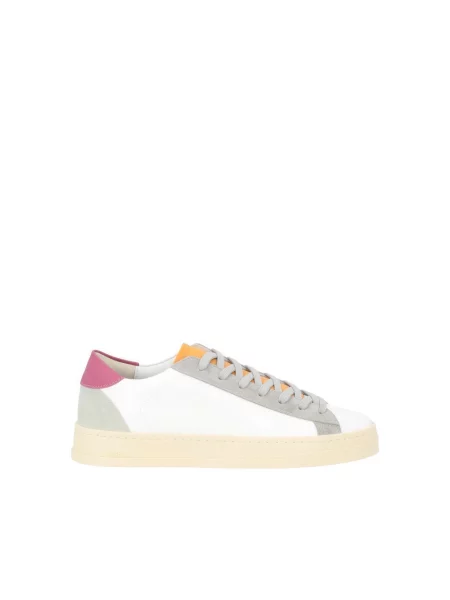 Sneakersy P448 skórzane białe