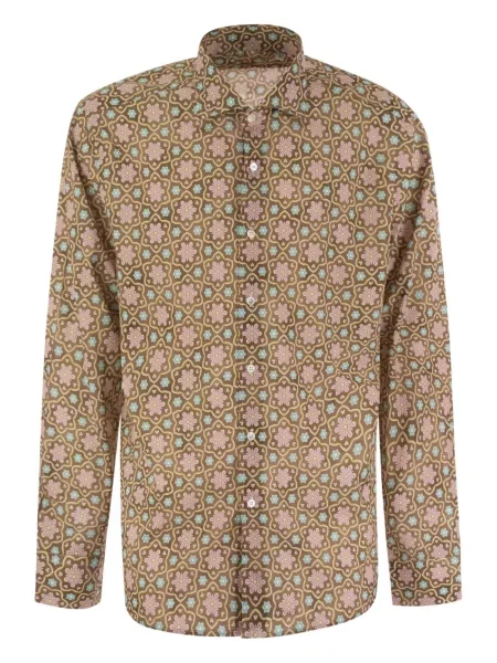 Košile Fedeli hnědá