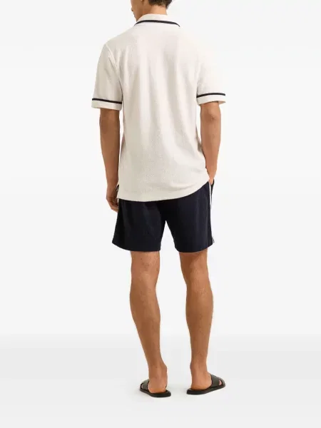 Tricou Orlebar Brown scurt maro