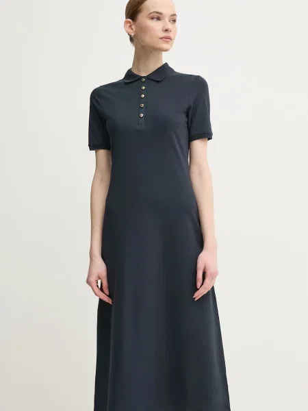 Barbour rochie Celeste marin midi evazati albastru