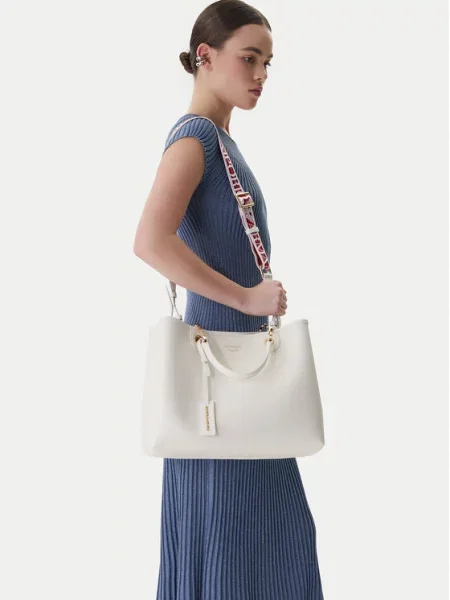 Emporio Armani Дамска чанта бял