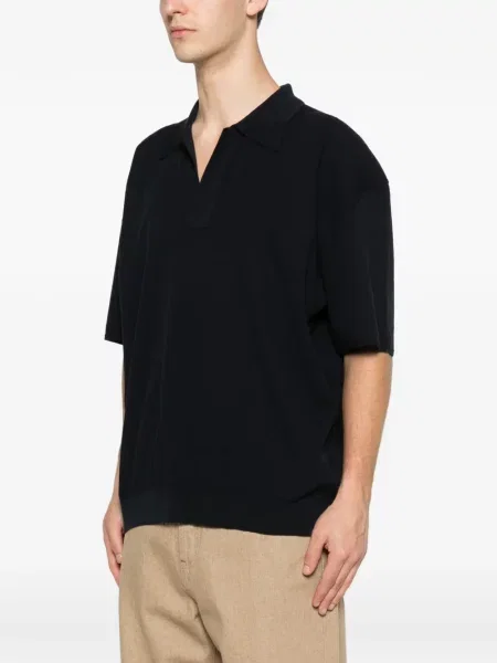 Tricou Uma Wang tricotate albastru