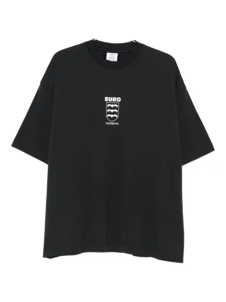 Tricou Vetements cu imagine negru