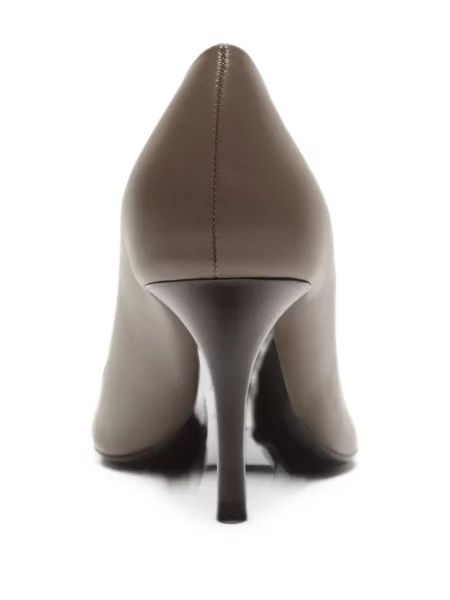 Pantofi cu toc Acne Studios din piele gri
