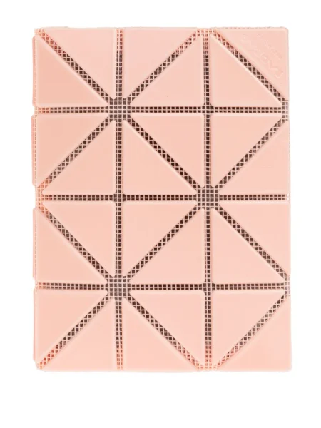 Portofel Bao Bao Issey Miyake cu imprimeu geometric roz