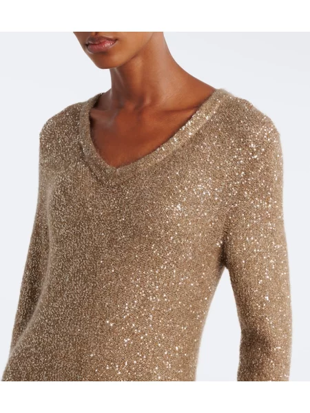 Rochie maxi Brunello Cucinelli maro