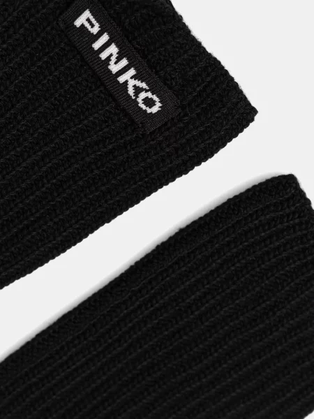 Рукавиці з додаванням вовни Pinko чорний
