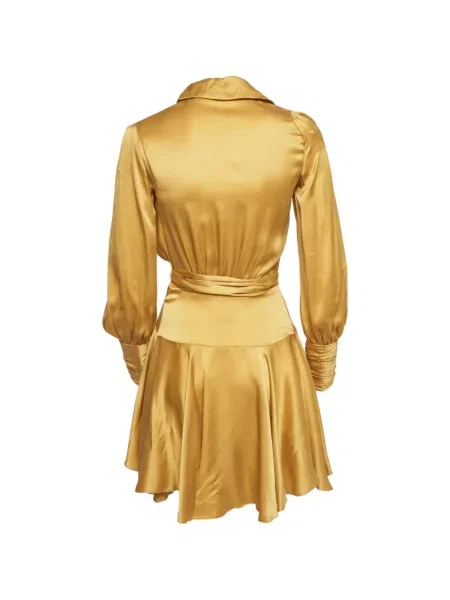 Rochie mini Zimmermann plic galben