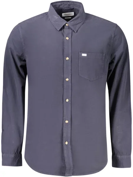 Cămașă de blugi Guess Jeans albastru