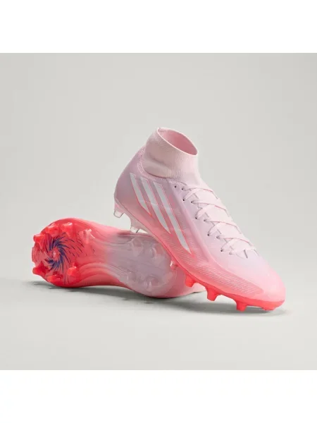SPARKFUSION LEAGUE Mid Cut Firm Ground / Artificial Ground Football Boots bílé