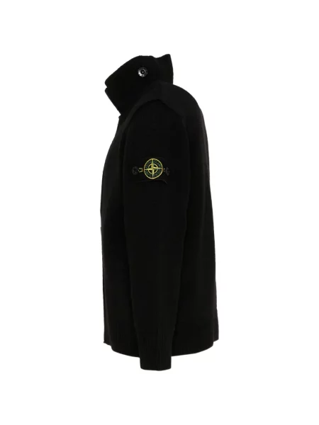 Kardigan dziecięcy Stone Island czarny