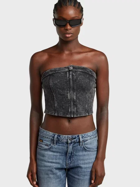 Корсетний топ G-star Raw сірий