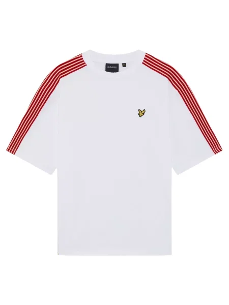 Lyle & Scott Tricou maro alb