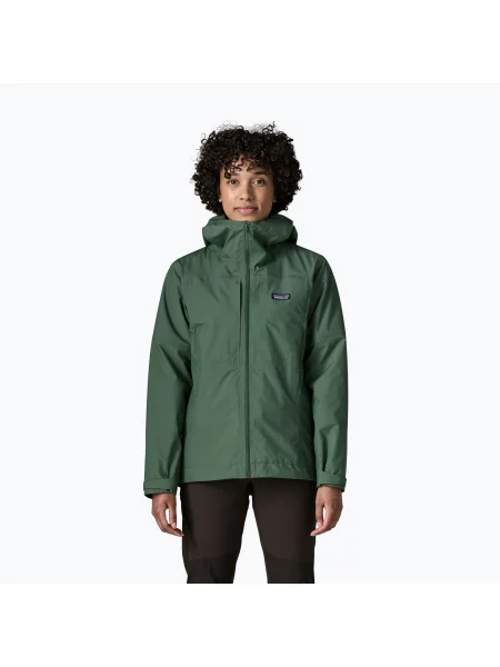 Geacă de ploaie pentru femei Patagonia Insulated Boulder Fork Rain canopy green verde