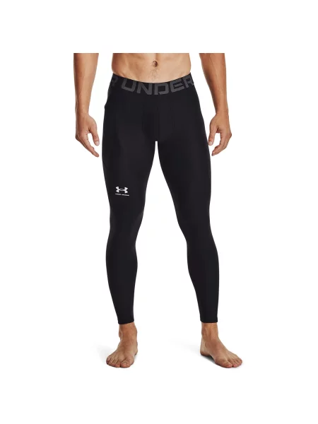 Colanți Under Armour Hg Armour Leggings Black/ White S negru